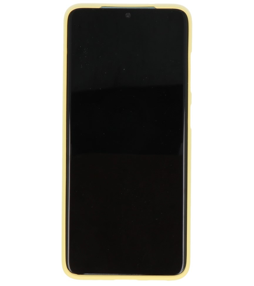 Color TPU Case for Samsung Galaxy S20 Yellow