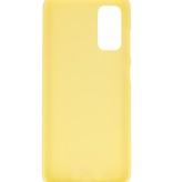 Color TPU Case for Samsung Galaxy S20 Yellow