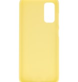 Funda de TPU en color para Samsung Galaxy S20 Amarillo