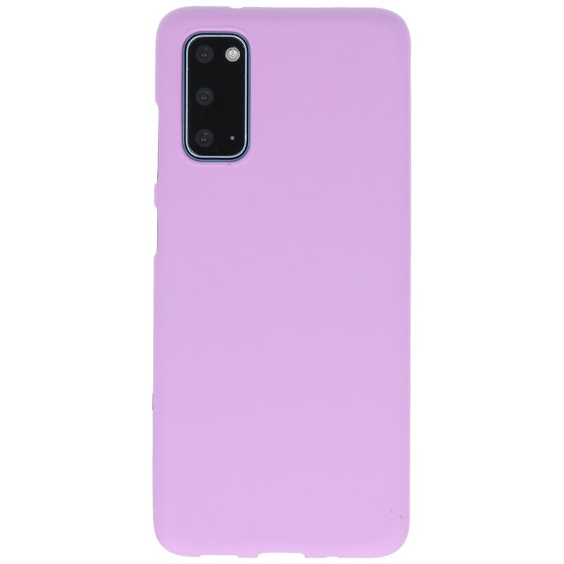 Coque en TPU couleur pour Samsung Galaxy S20 Violet