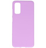 Color TPU Case for Samsung Galaxy S20 Purple