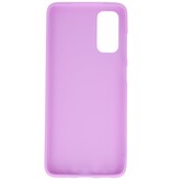 Coque en TPU couleur pour Samsung Galaxy S20 Violet