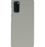 Coque TPU couleur pour Samsung Galaxy S20 Gris