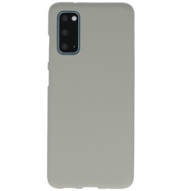 Farbige TPU-Hülle für Samsung Galaxy S20 Grau