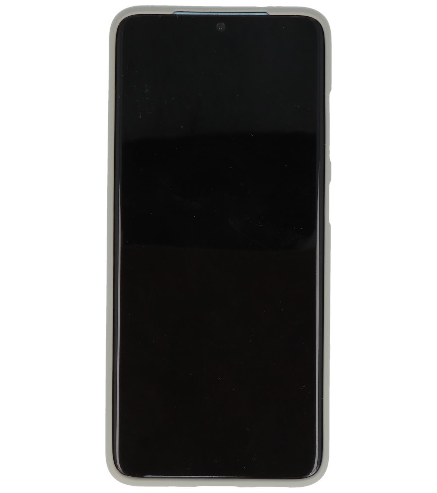 Farve TPU taske til Samsung Galaxy S20 Grå