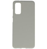 Funda de TPU en color para Samsung Galaxy S20 Gris