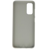 Funda de TPU en color para Samsung Galaxy S20 Gris