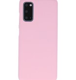 Color TPU Hoesje voor Samsung Galaxy S20 Roze