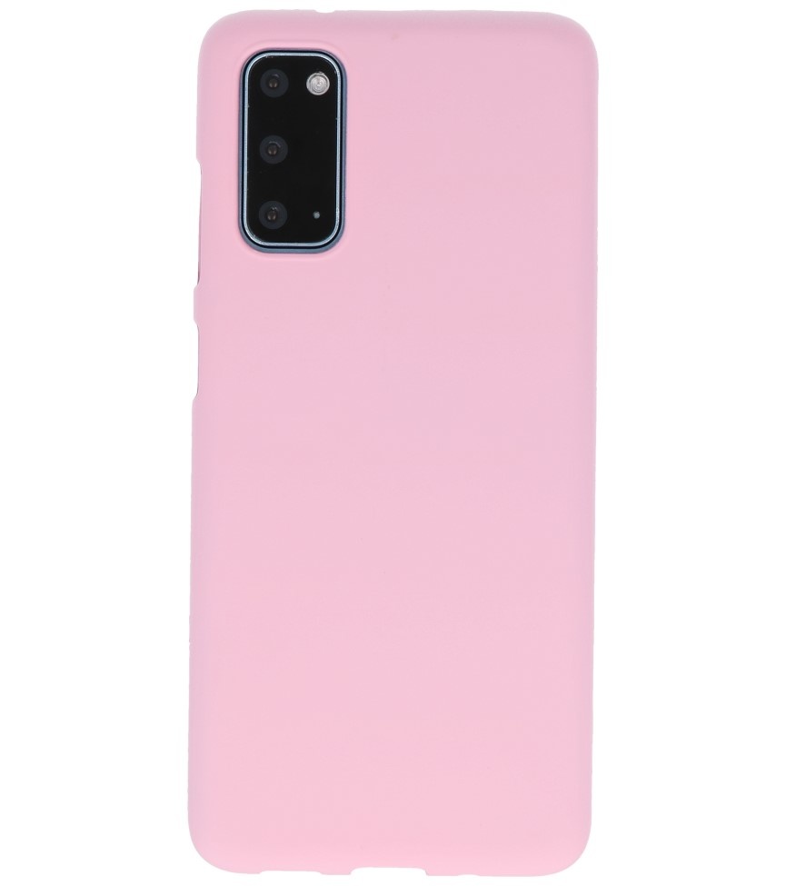 Custodia in TPU a colori per Samsung Galaxy S20 rosa