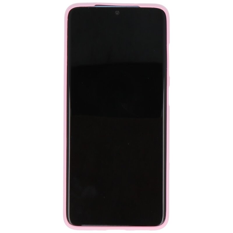 Farbige TPU-Hülle für Samsung Galaxy S20 Pink