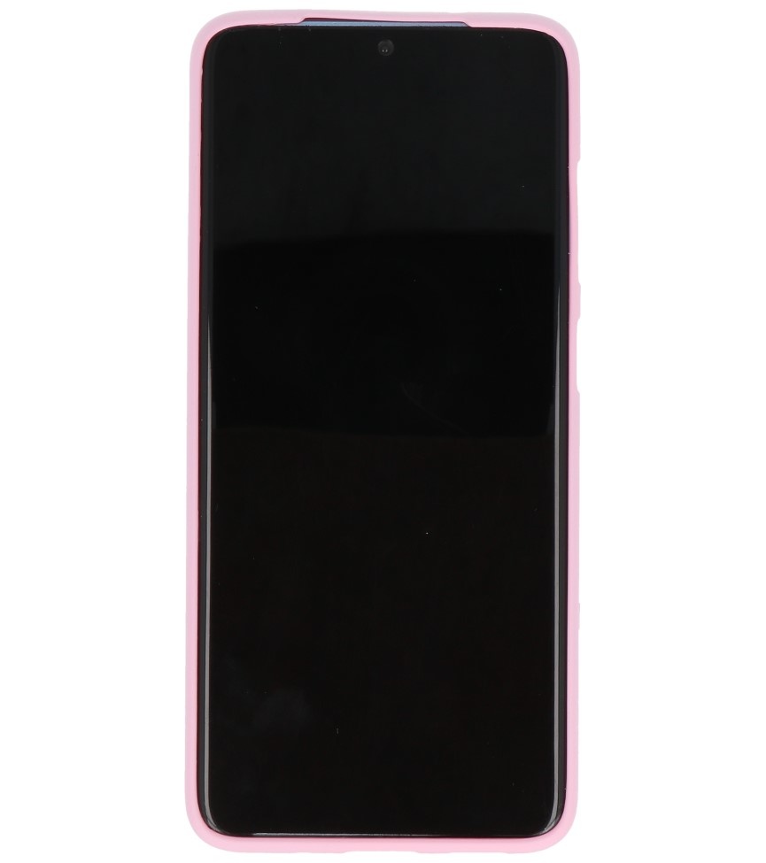 Coque en TPU couleur pour Samsung Galaxy S20 Rose