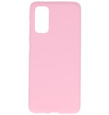 Custodia in TPU a colori per Samsung Galaxy S20 rosa