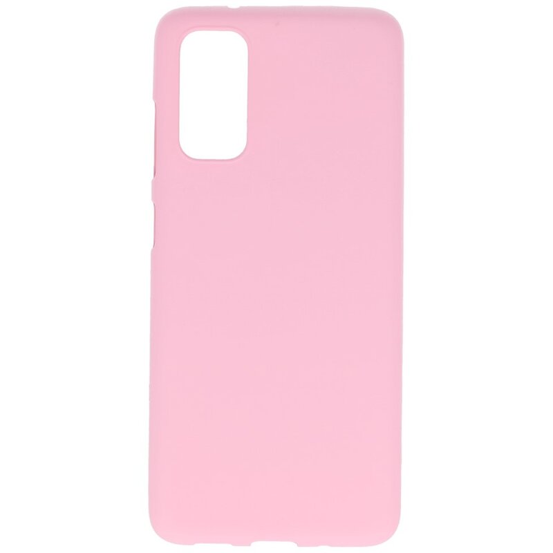 Farbige TPU-Hülle für Samsung Galaxy S20 Pink