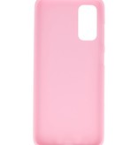 Custodia in TPU a colori per Samsung Galaxy S20 rosa