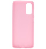 Farbige TPU-Hülle für Samsung Galaxy S20 Pink