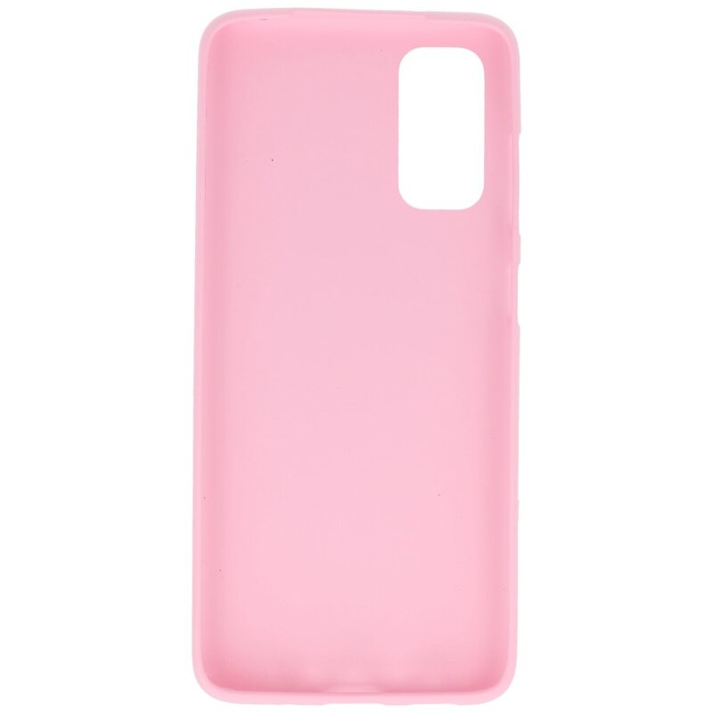 Color TPU Hoesje voor Samsung Galaxy S20 Roze