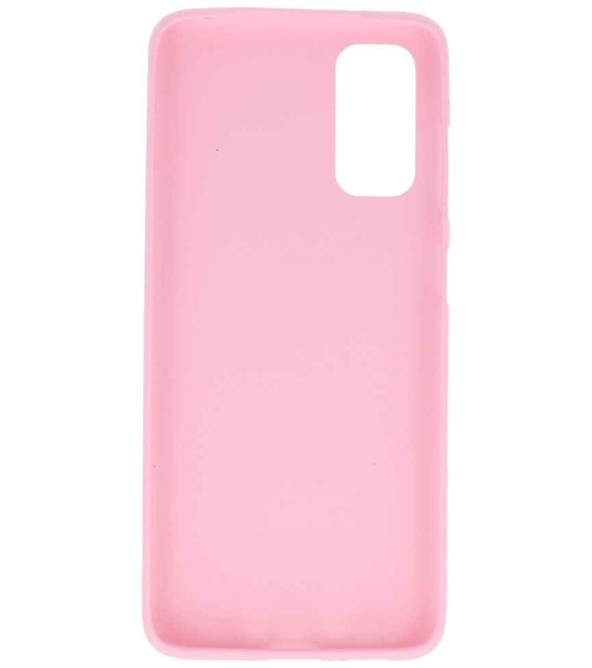 Color TPU Hoesje voor Samsung Galaxy S20 Roze