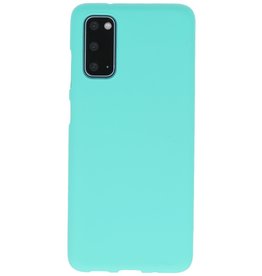 Carcasa de TPU en color para Samsung Galaxy S20 Turquesa