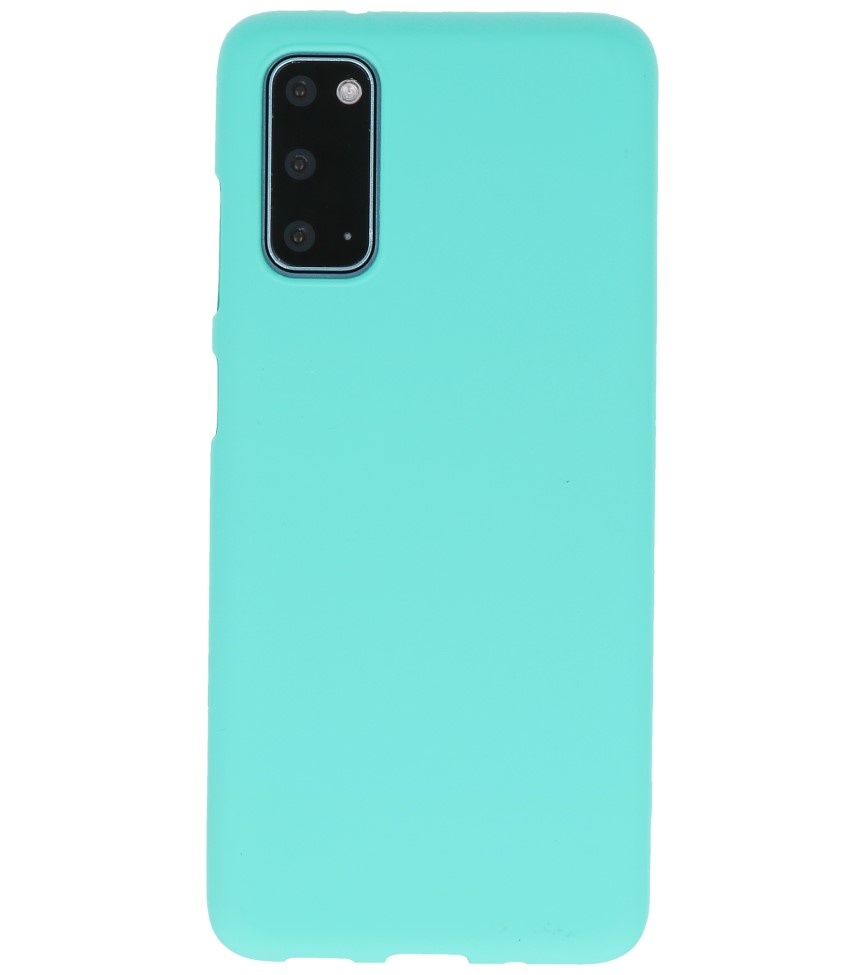 Carcasa de TPU en color para Samsung Galaxy S20 Turquesa