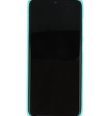 Farve TPU taske til Samsung Galaxy S20 turkis