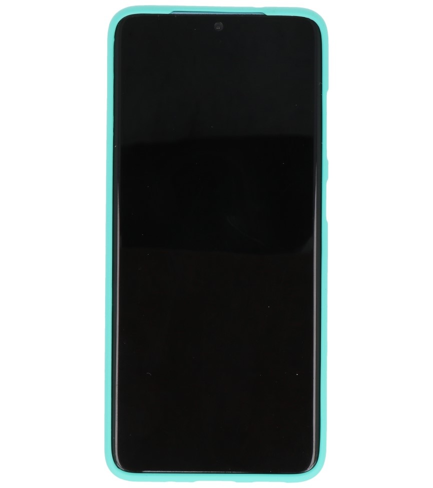 Farbige TPU-Hülle für Samsung Galaxy S20 Türkis