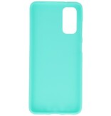 Carcasa de TPU en color para Samsung Galaxy S20 Turquesa