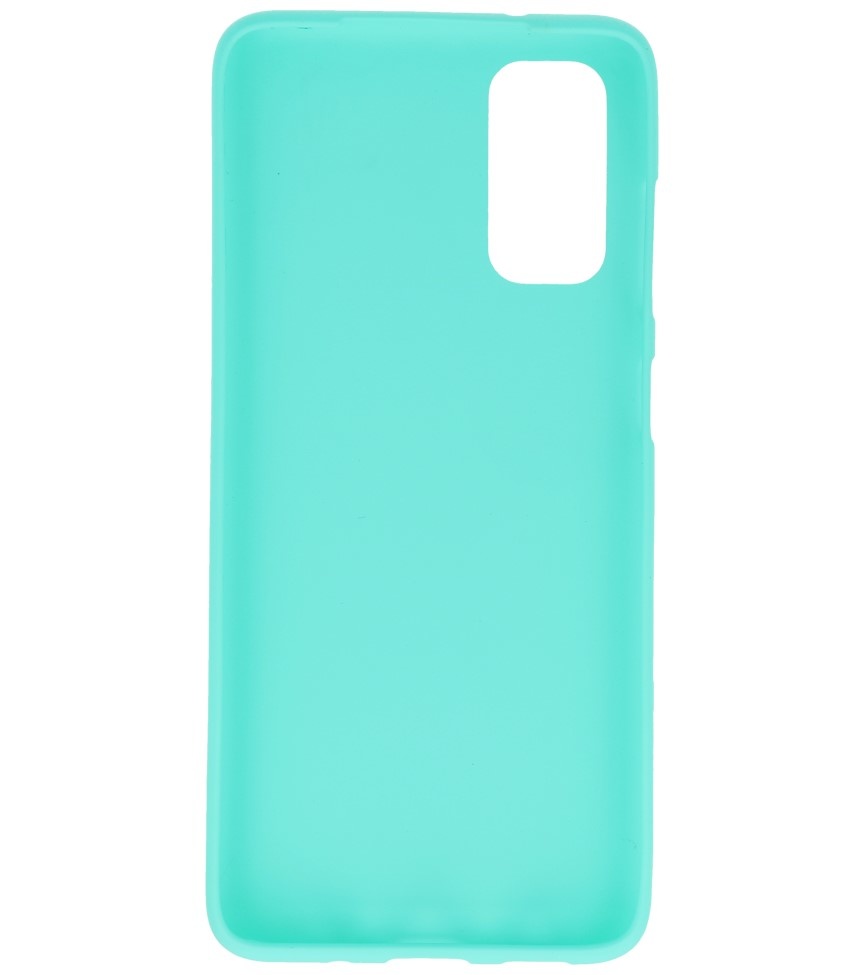 Coque en TPU couleur pour Samsung Galaxy S20 Turquoise