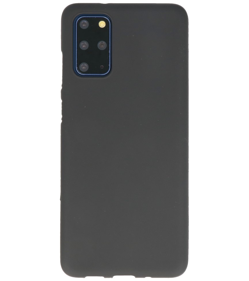Coque TPU couleur pour Samsung Galaxy S20 Plus Noir