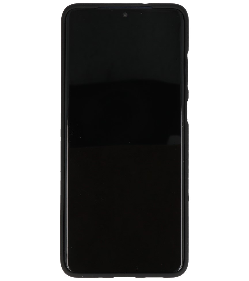 Farve TPU taske til Samsung Galaxy S20 Plus Sort