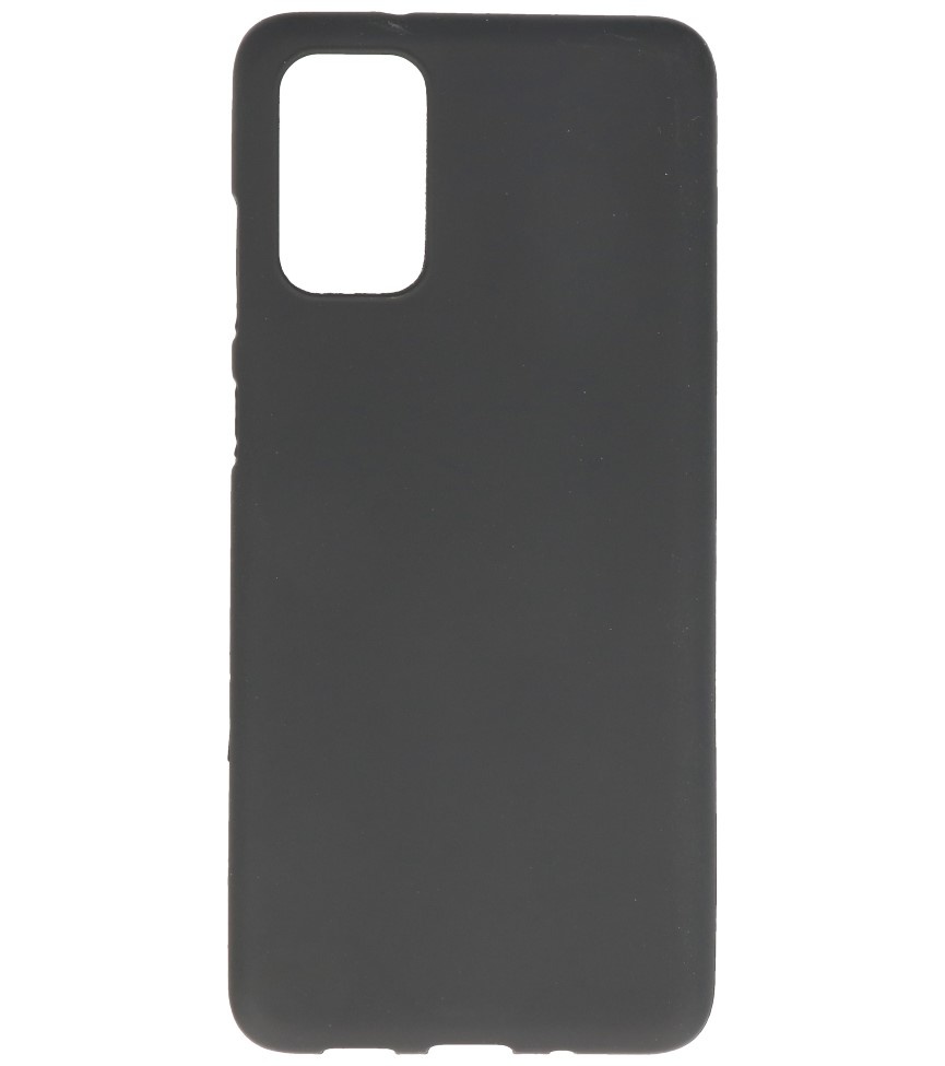 Coque TPU couleur pour Samsung Galaxy S20 Plus Noir