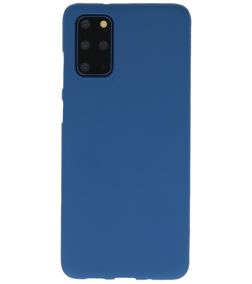 Funda de TPU en color para Samsung Galaxy S20 Plus Azul marino