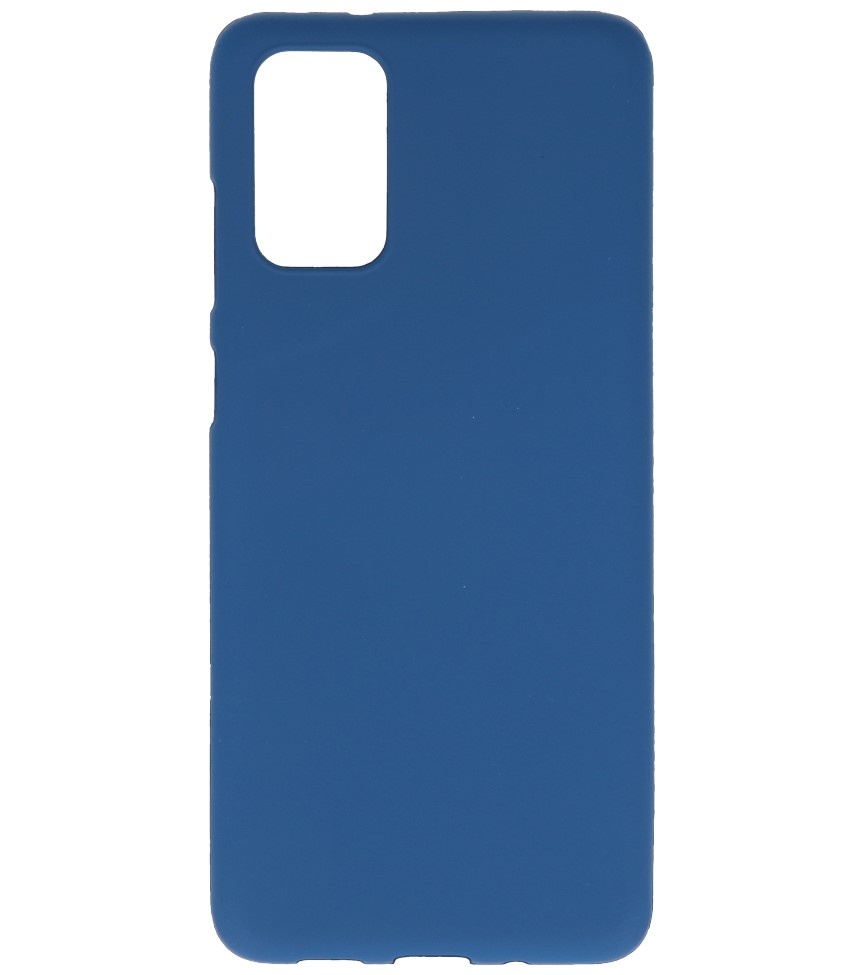Funda de TPU en color para Samsung Galaxy S20 Plus Azul marino