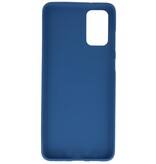 Farve TPU taske til Samsung Galaxy S20 Plus Navy