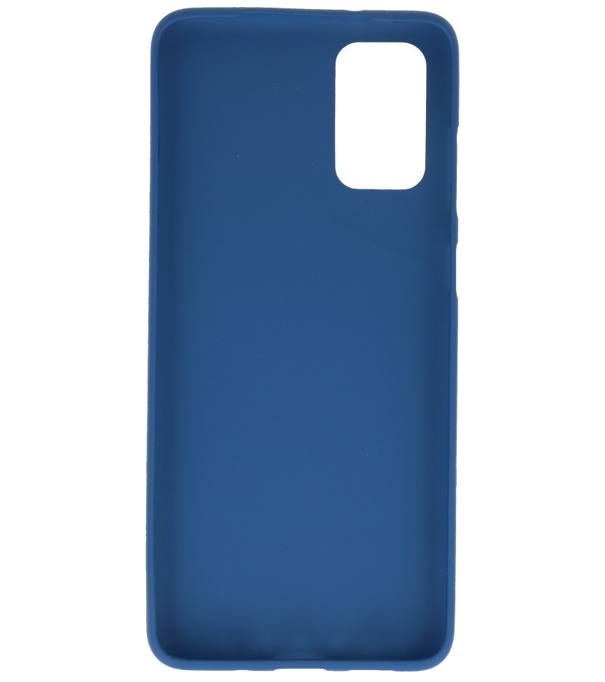 Farbige TPU-Hülle für Samsung Galaxy S20 Plus Navy