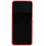 Farve TPU taske til Samsung Galaxy S20 Plus rød