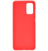 Farve TPU taske til Samsung Galaxy S20 Plus rød