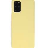 Carcasa de TPU en color para Samsung Galaxy S20 Plus Amarillo