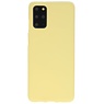 Carcasa de TPU en color para Samsung Galaxy S20 Plus Amarillo