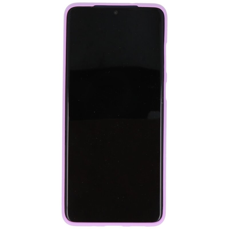 Farve TPU taske til Samsung Galaxy S20 Plus lilla