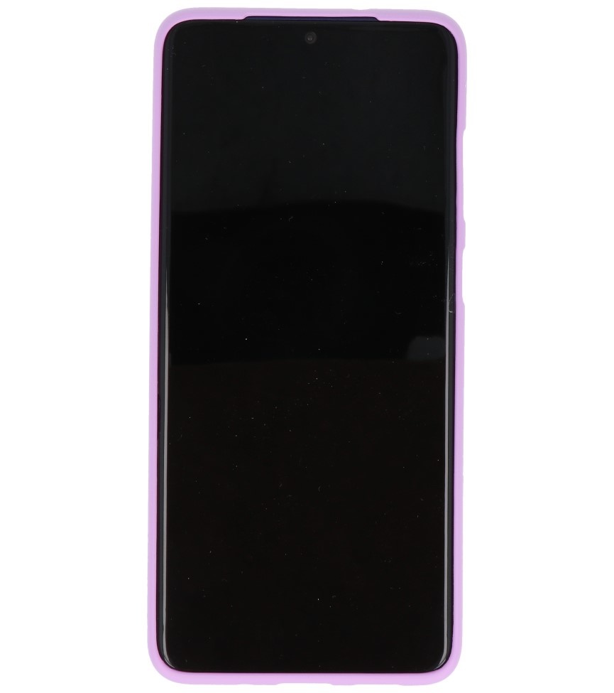 Funda de TPU en color para Samsung Galaxy S20 Plus Púrpura