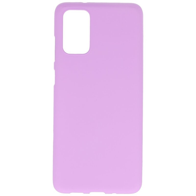 Funda de TPU en color para Samsung Galaxy S20 Plus Púrpura