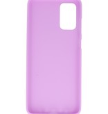 Farve TPU taske til Samsung Galaxy S20 Plus lilla