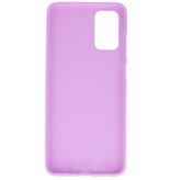 Funda de TPU en color para Samsung Galaxy S20 Plus Púrpura