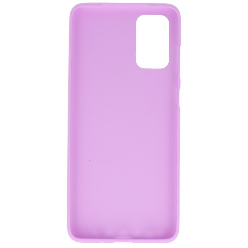 Funda de TPU en color para Samsung Galaxy S20 Plus Púrpura