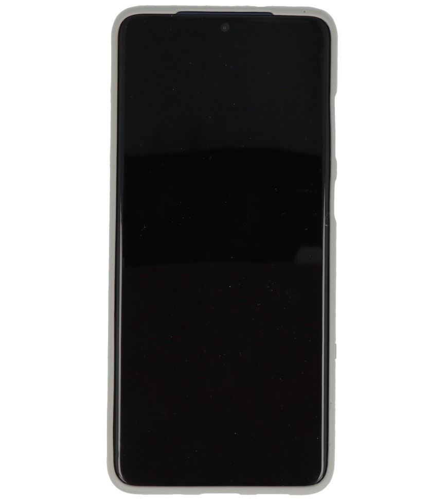 Farve TPU taske til Samsung Galaxy S20 Plus Grå