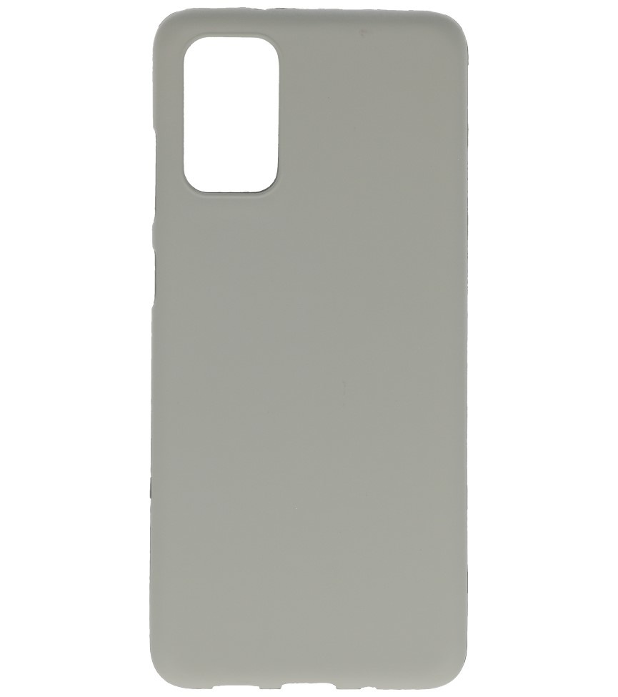 Color TPU Hoesje voor Samsung Galaxy S20 Plus Grijs