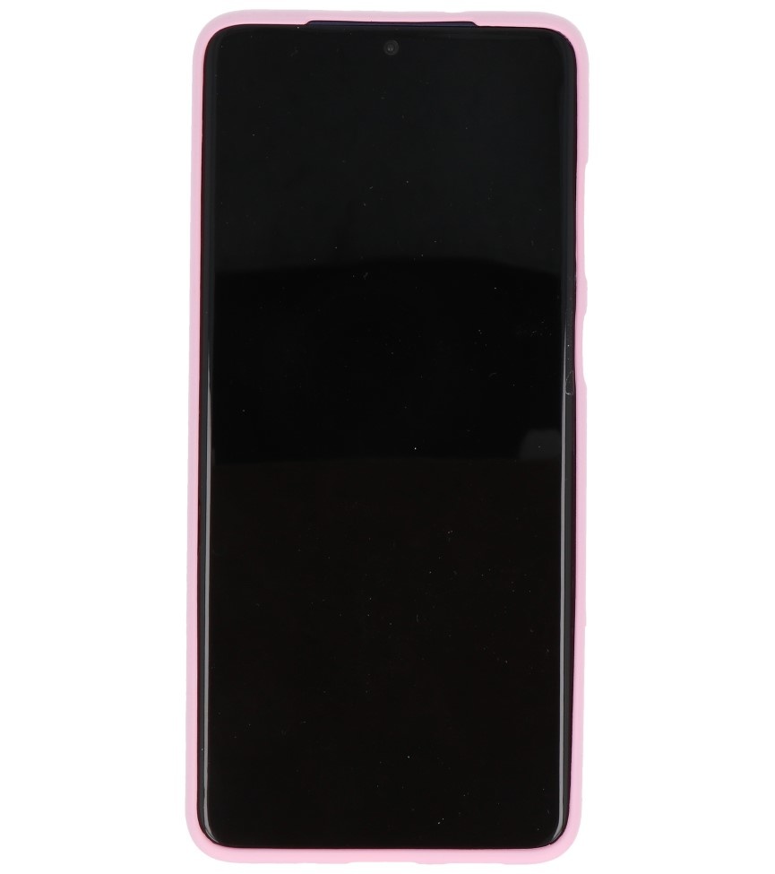 Color TPU Hoesje voor Samsung Galaxy S20 Plus Roze