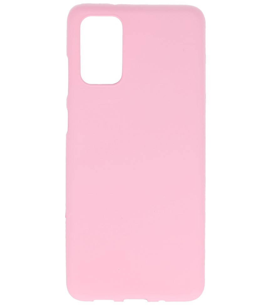 Color TPU Hoesje voor Samsung Galaxy S20 Plus Roze