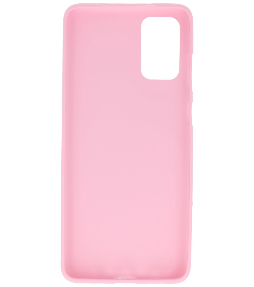 Color TPU Hoesje voor Samsung Galaxy S20 Plus Roze