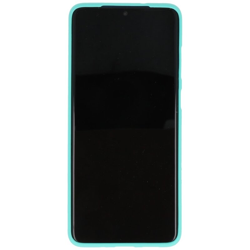 Farve TPU taske til Samsung Galaxy S20 Plus turkis